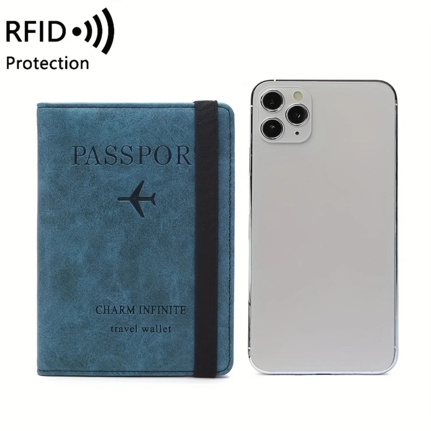 RFID Anti Theft Multi Card Passport Bag Travel Document Holder