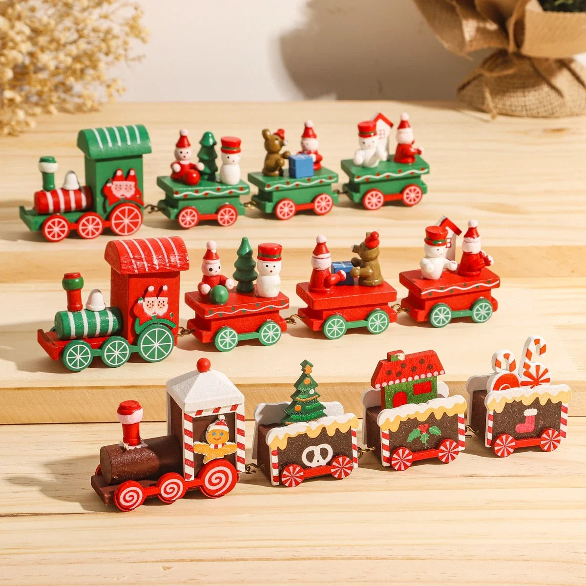 Christmas Train Decoration For Home Christmas Ornament 2024 2025 Decor