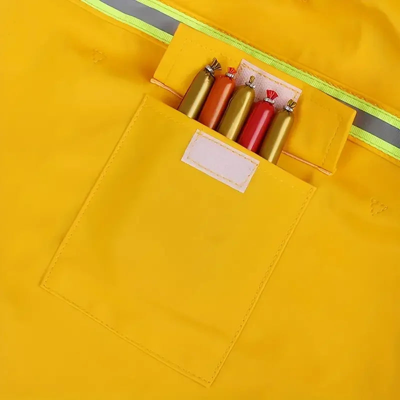 Pet Hooded Raincoat For Dogs Cape Style Reflective Waterproof Coat