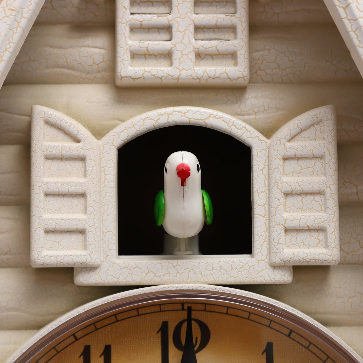 Silent Cuckoo Clock Battery Powered Adjustable Volume Decor 12.8x4.33x27.2in