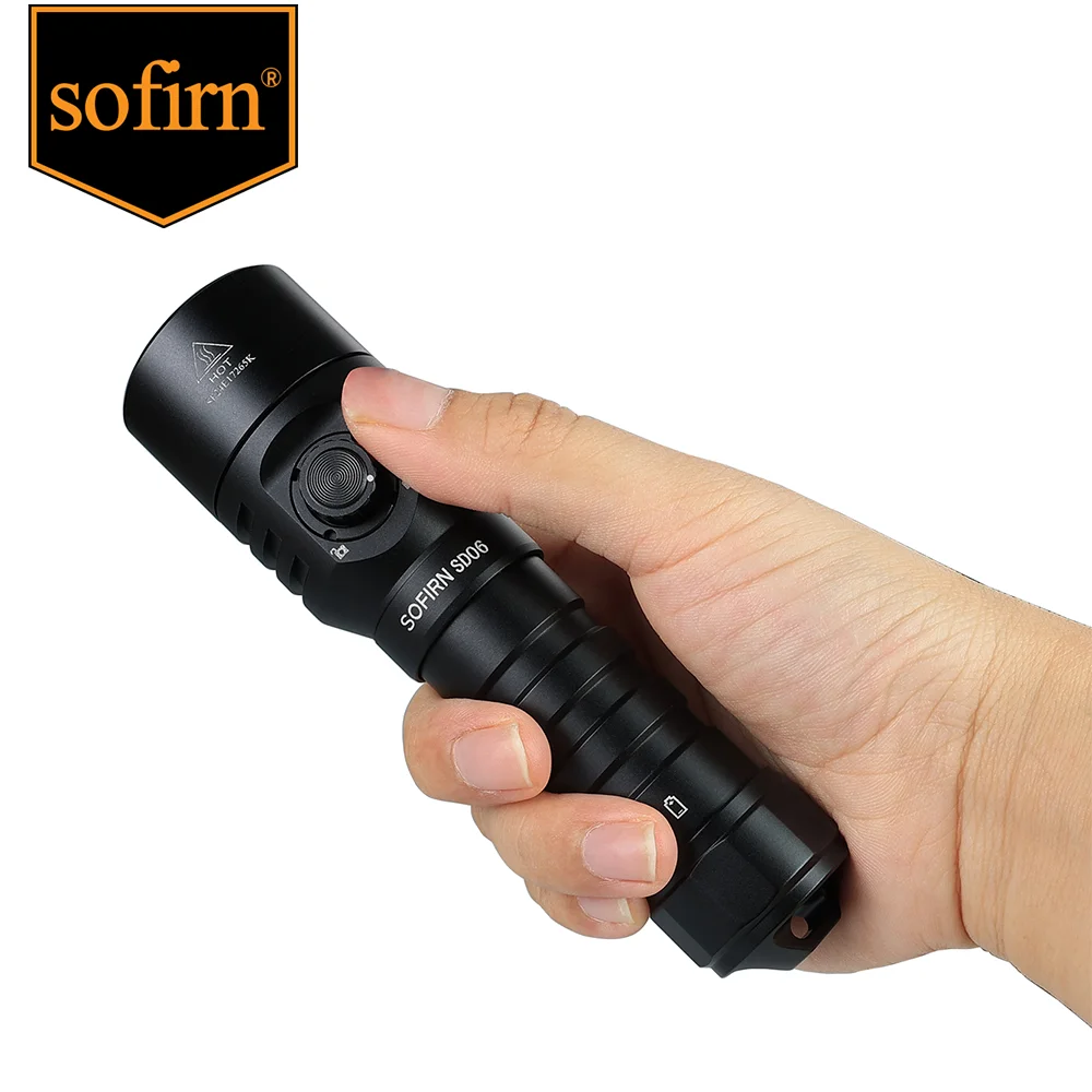 Sofirn SD06 3200lm Diving Flashlight Underwater Torch 21700