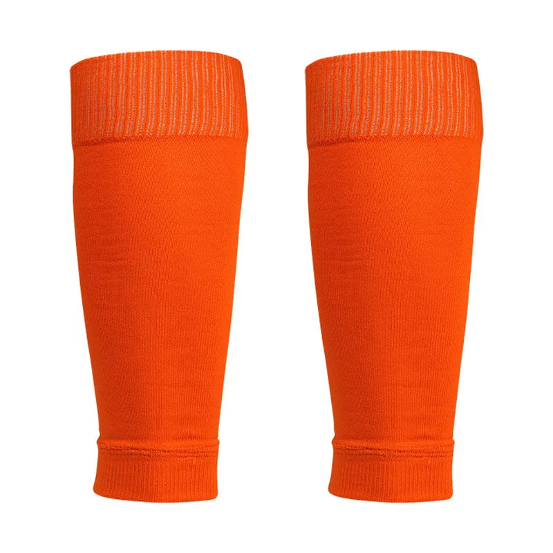 Mens Knee High Leg Warmers Sports Socks Calf Shin Guard