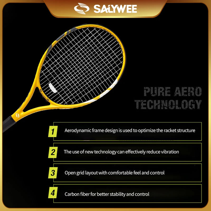 Saywee 1118 Pro Staff Tennis Racket Full Carbon With String