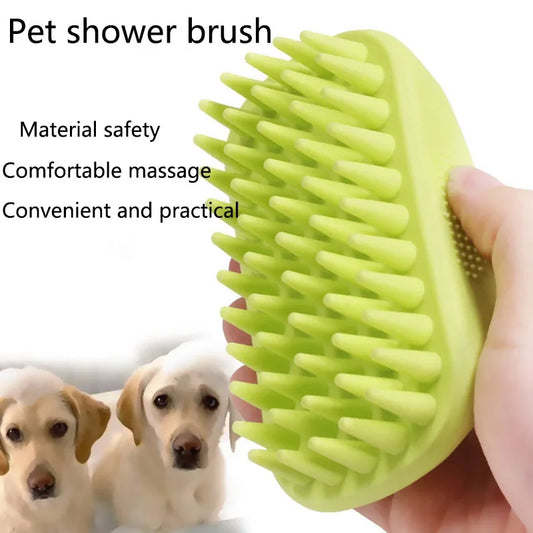 Pet Bath Brush Rubber Comb Hair Removal Tool For Dogs And Cats Grooming Glove
