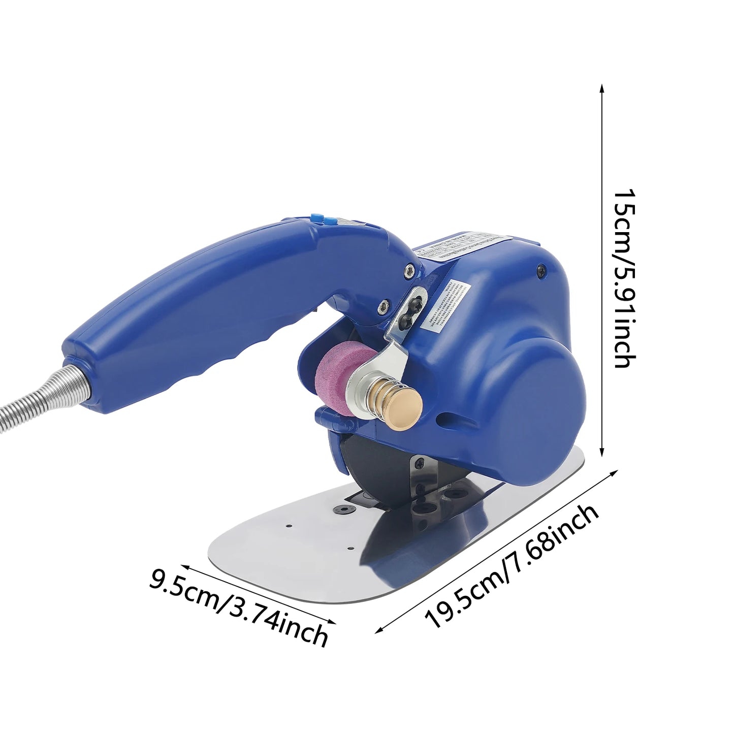 245W Electric Fabric Cutter With Speed Adjustable Fabric Cutting Machine