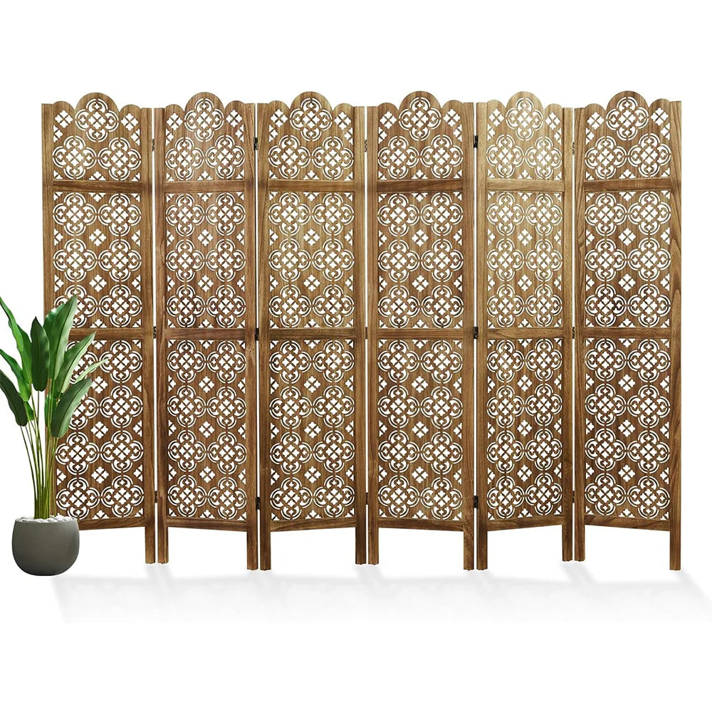 Wood Carved Folding Room Privacy Screens Home Office