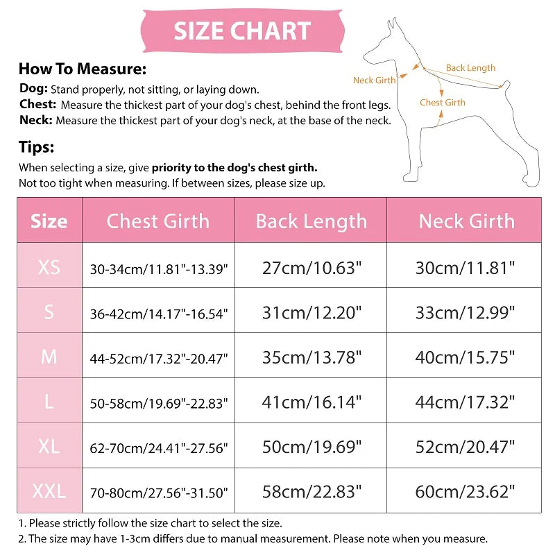 Winter Dog Jacket With Harness Zipper For All Breeds Coat