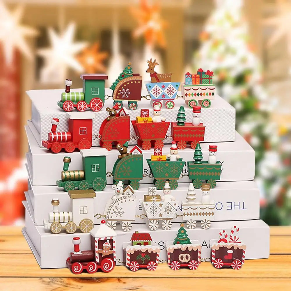 Christmas Train Decoration For Home Christmas Ornament 2024 2025 Decor