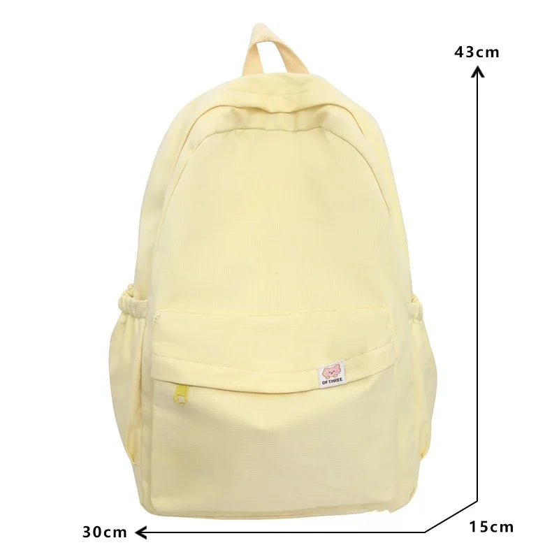 Waterproof Nylon Women Travel Backpacks School Teens