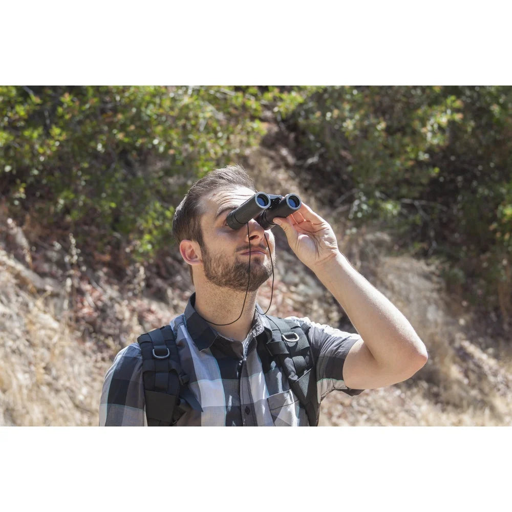 10x25mm Compact Folding Binoculars BK7 Prisms Fully Coated Optics Ergonomic Shock Resistant Design Hiking Bird Watching