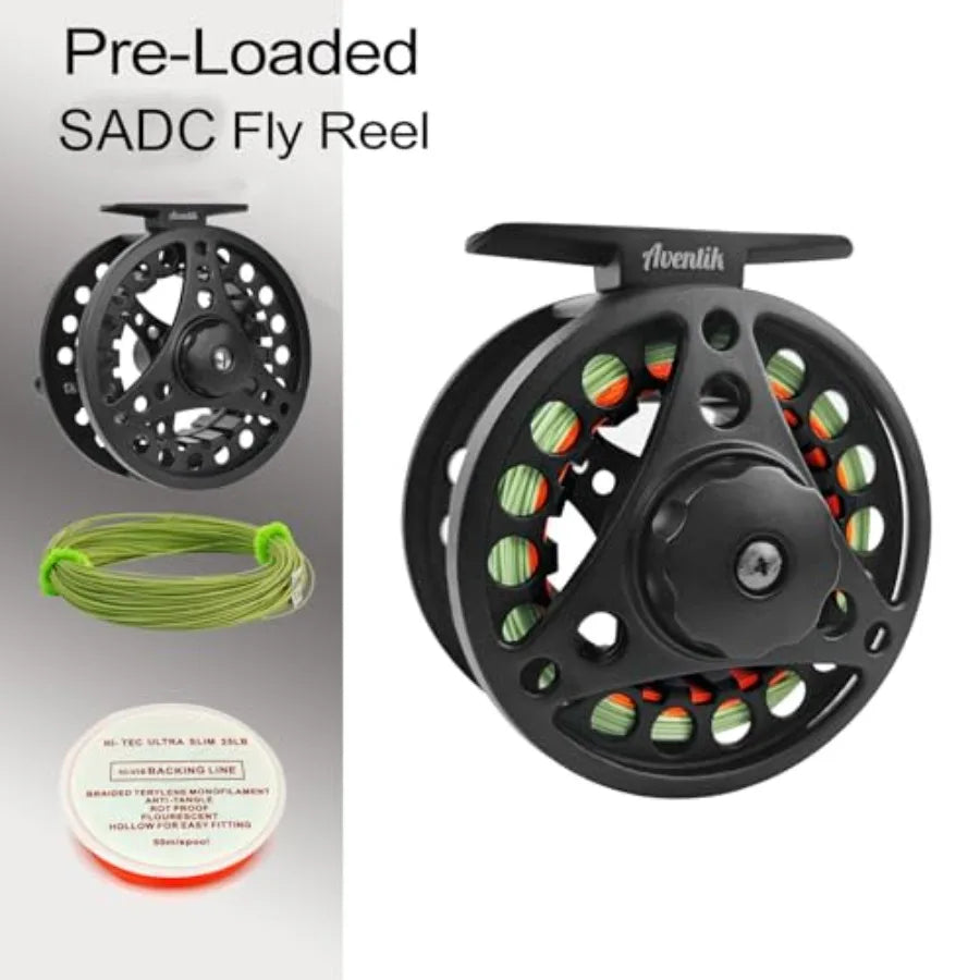 Extreme Fly Fishing Combo Kit 0 To 6 Weight Rod And Reel With Travel Case