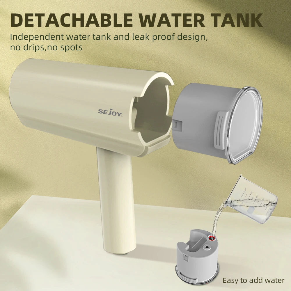 Sejoy Portable Garment Steamer 150ml Handheld Fast Heat 1000W For Home Travel