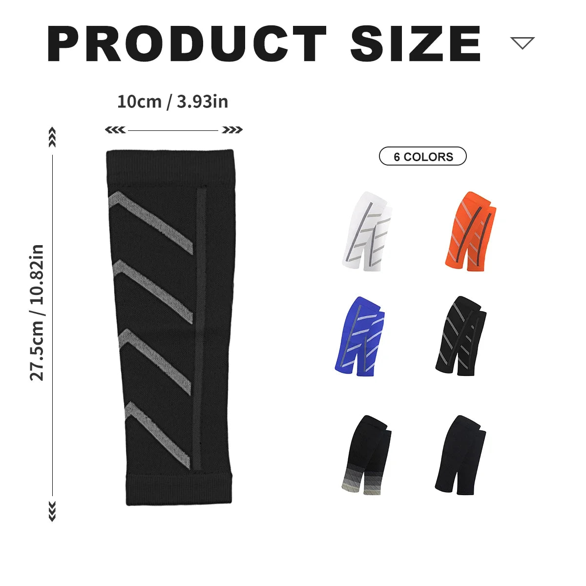 Compression Sports Socks Calf Support Night Running Nylon