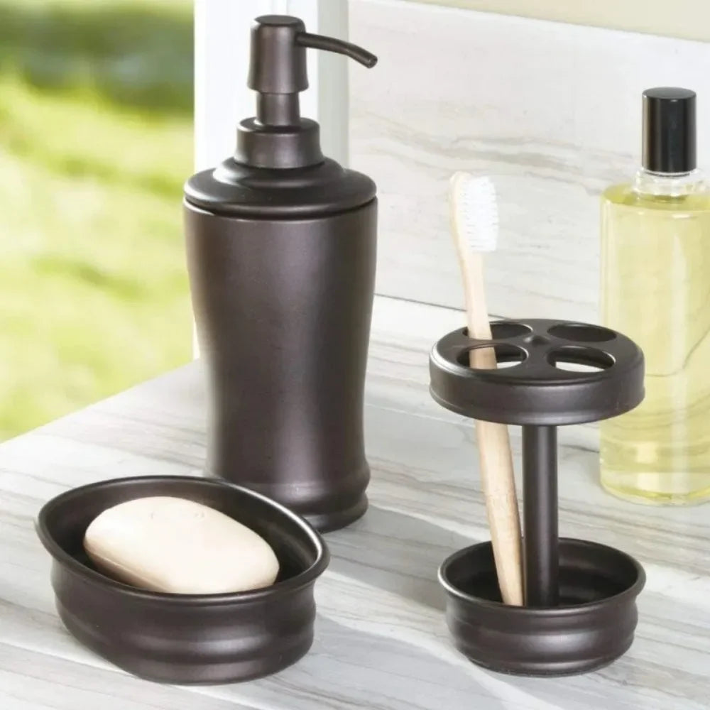 Tall Liquid Soap Dispenser Pump The Olivia Collection Brushed Bronze Finish 8 Oz For Kitchen Or Bath