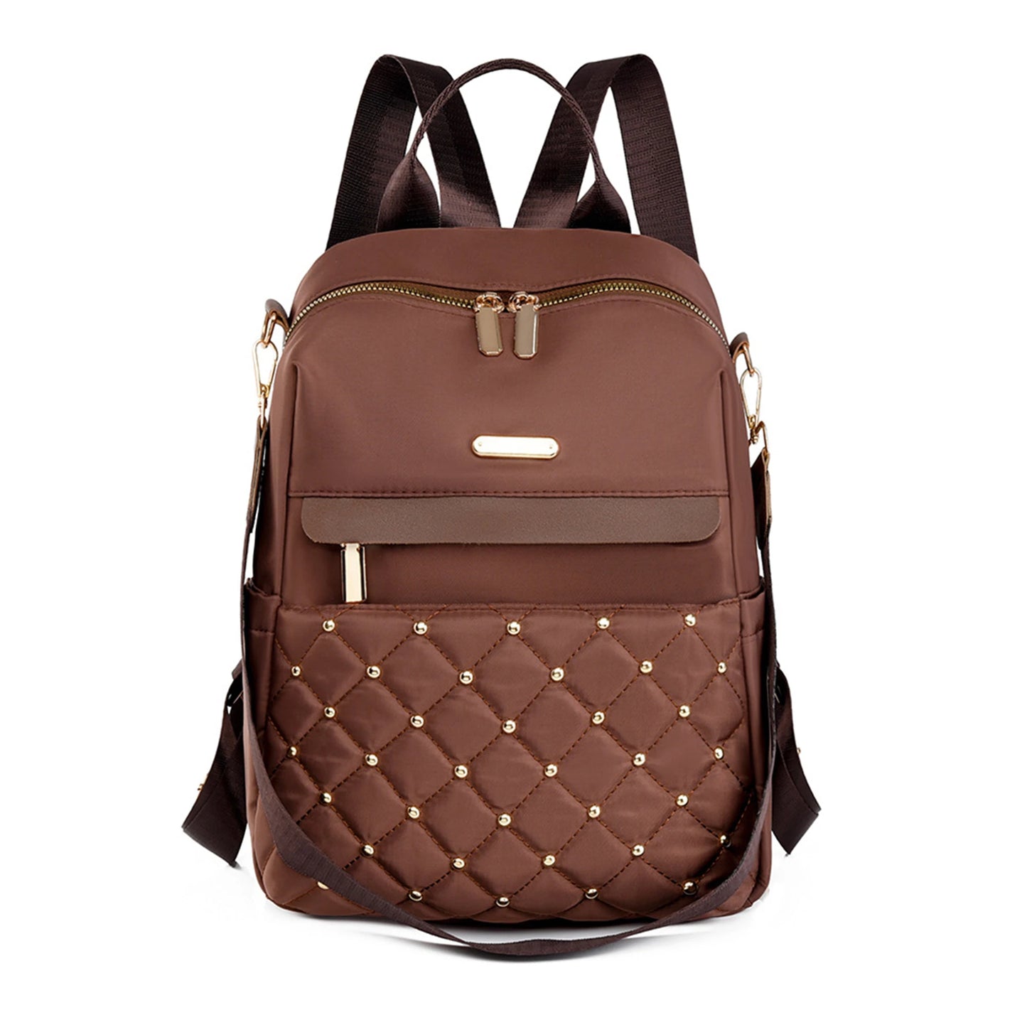 Stylish Quilted Tote Bag For Women With Adjustable Shoulder Strap For Work Travel School And Outdoor Activities