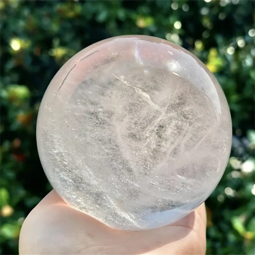 1 Piece Delicate White Calcite Crystal Ball Healing Gemstone For Home Decor Gift