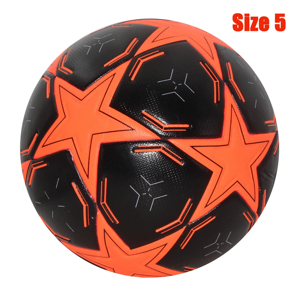 Professional Outdoor Soccer Ball High Quality PU Seamless Size 5 And Size 4