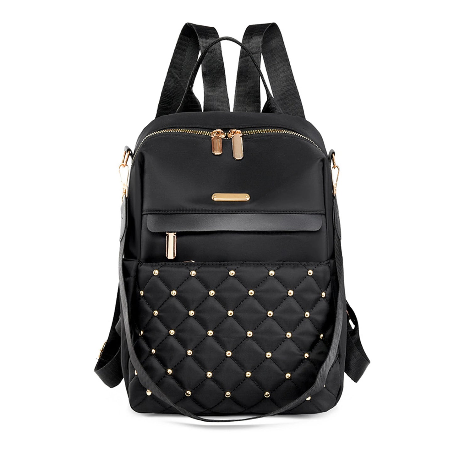 Stylish Quilted Tote Bag For Women With Adjustable Shoulder Strap For Work Travel School And Outdoor Activities