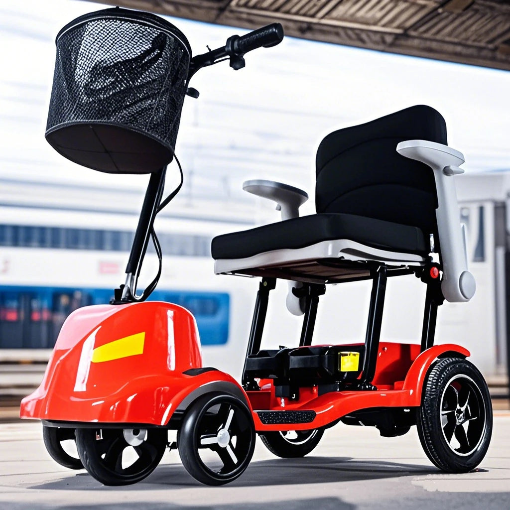 EU Stock 15kg Magnesium Mobility Scooter Foldable Electric With Luggage Holder