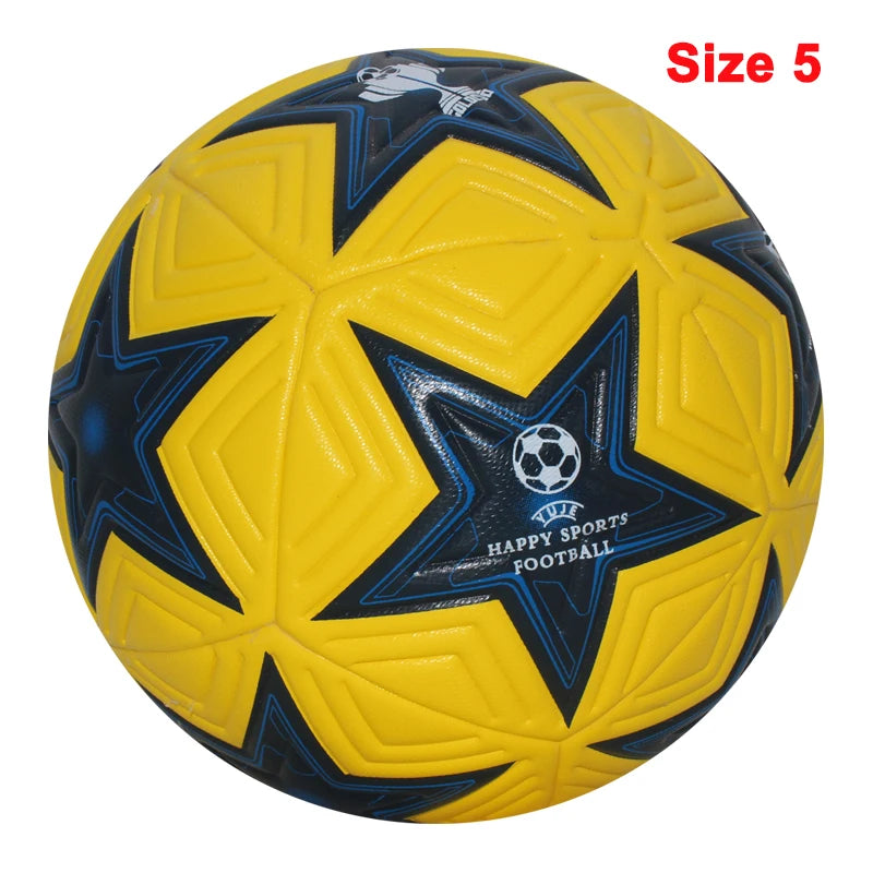 Professional Outdoor Soccer Ball High Quality PU Seamless Size 5 And Size 4