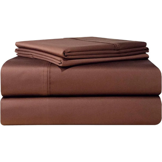 Pointehaven 100 Cotton Queen Sheets 500 Thread Count Set