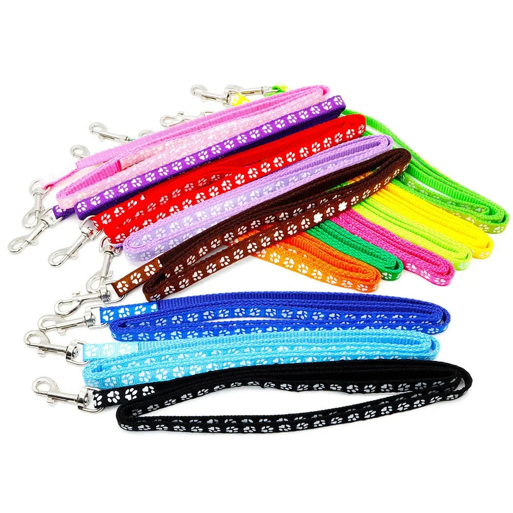 Dog And Cat Print Leash Adjustable Outdoor Walking For Small Breeds Chihuahua