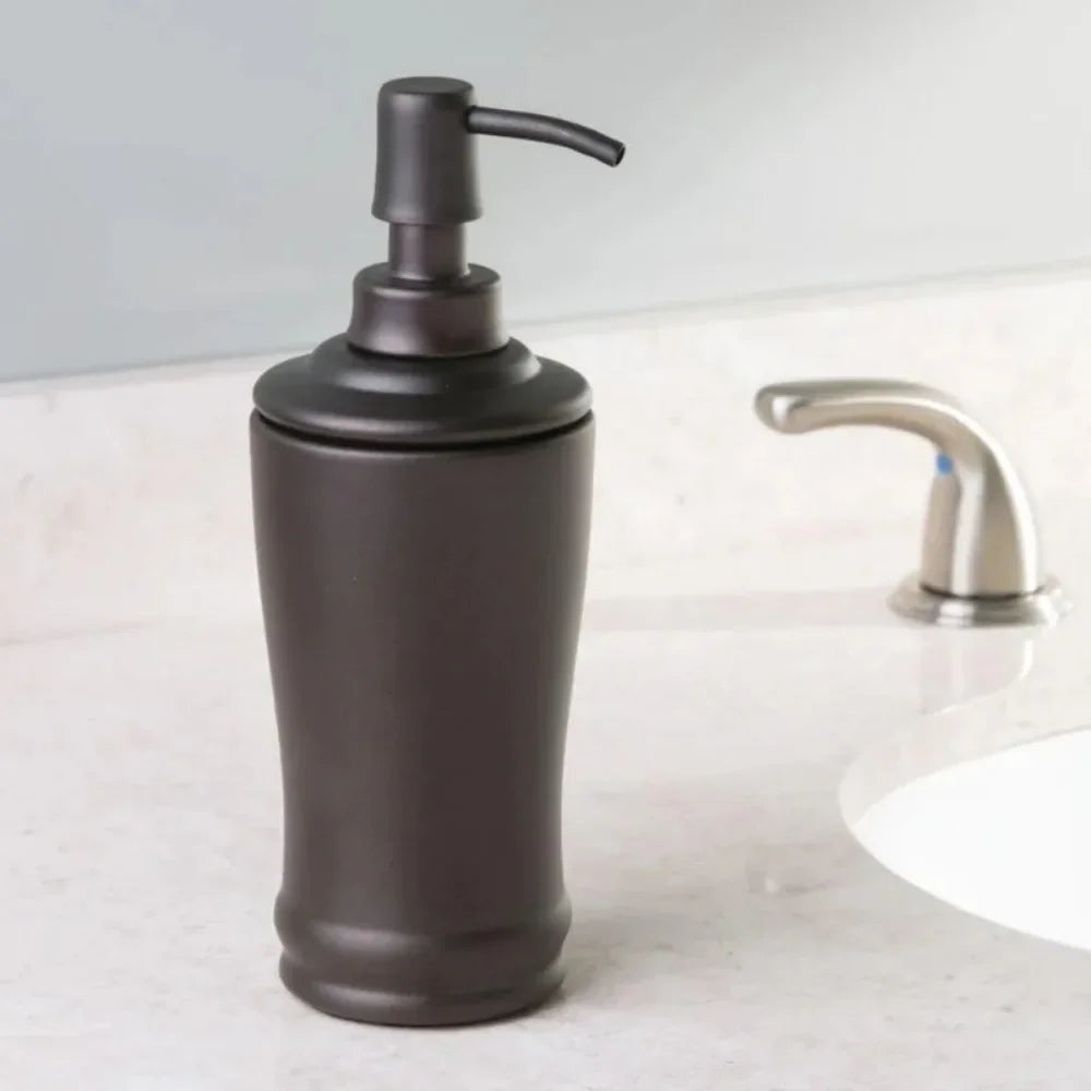 Tall Liquid Soap Dispenser Pump The Olivia Collection Brushed Bronze Finish 8 Oz For Kitchen Or Bath